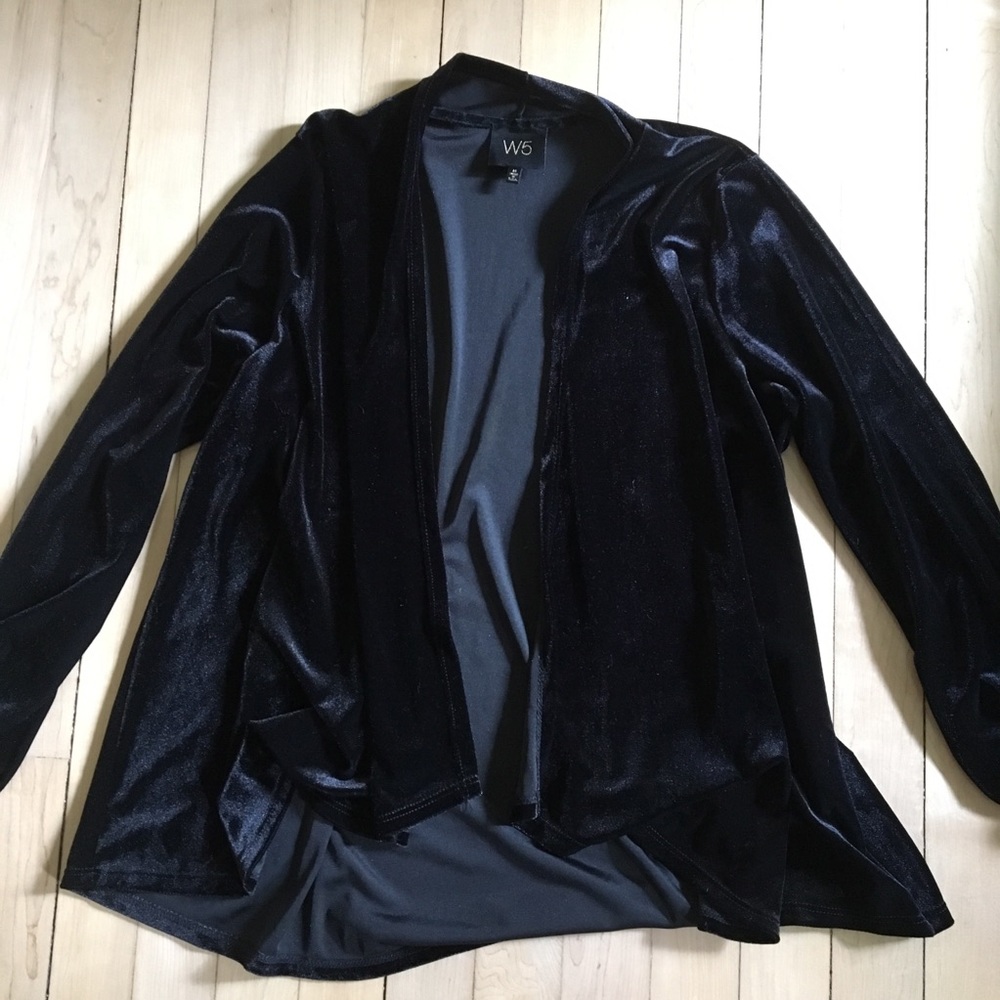 Anthropologie W5 Velvet Cardigan Medium